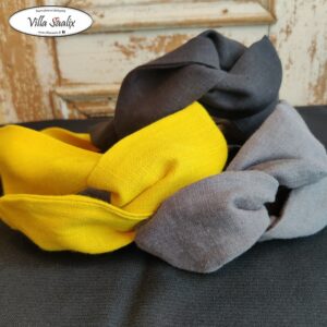 Pellavapannat keltainen, harmaa, musta